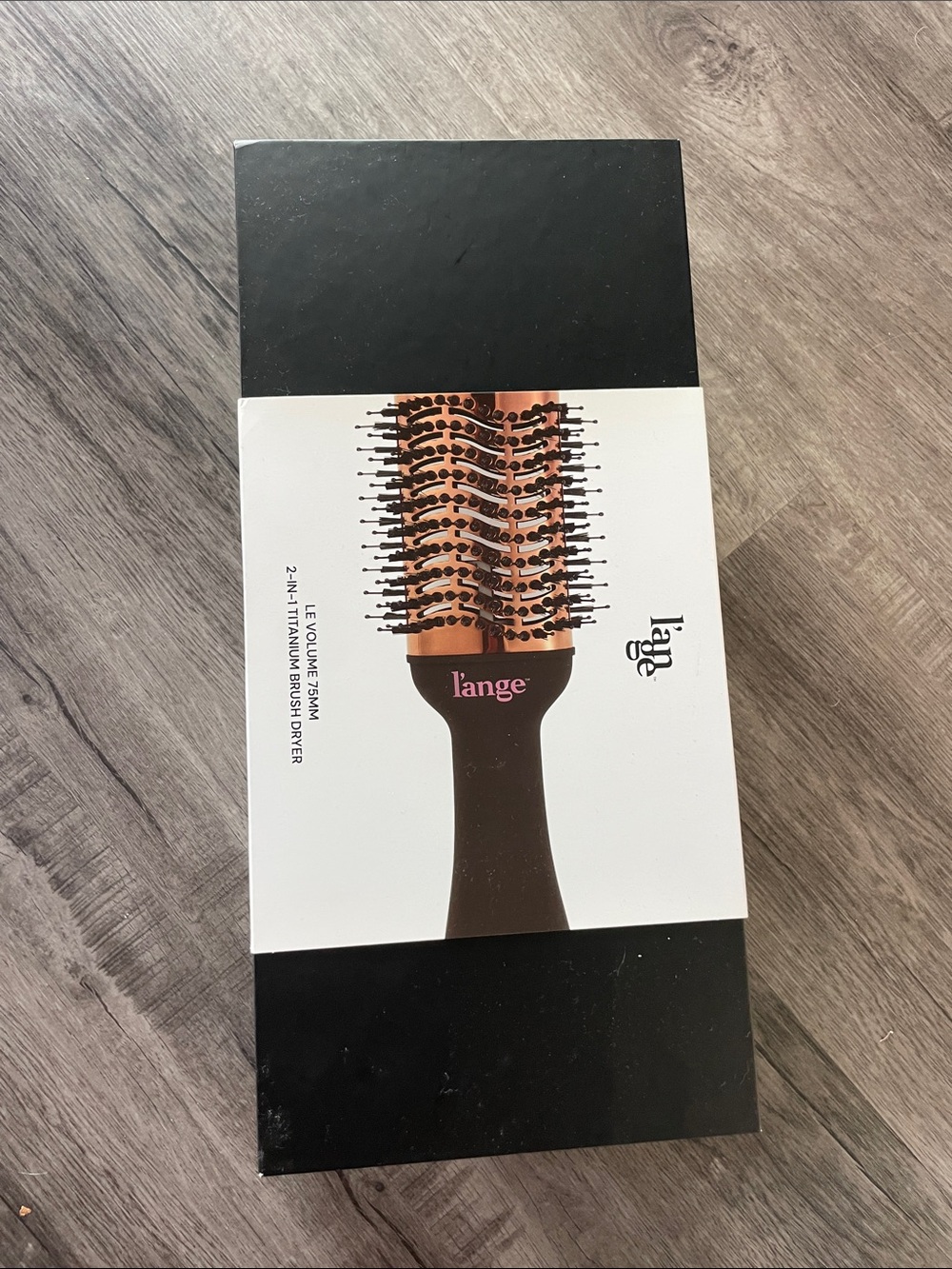 Lange 2-in-1 Round Brush Dryer — Brown/Copper